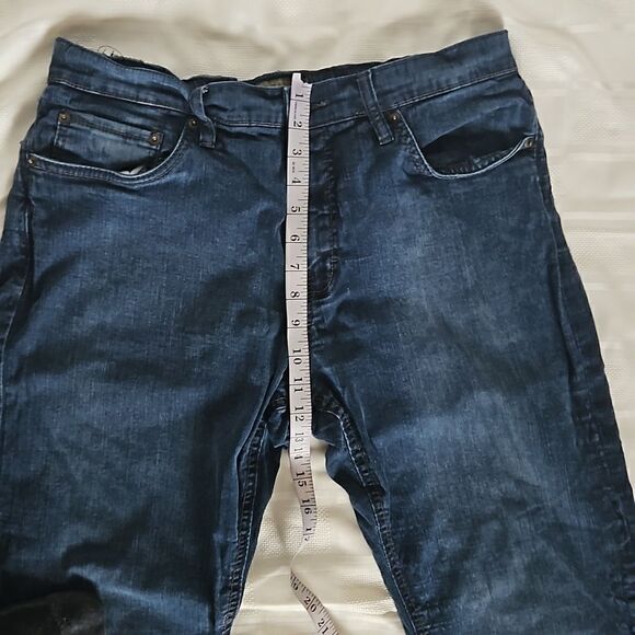 Urban Star Men's Relaxed Fit Denim Jeans 38×33 Dark Blue Washed - Picture 7 of 16